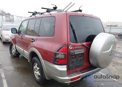 2001 Mitsubishi Montero Xls from USA, damaged, VIN JA4MW31R01J034637